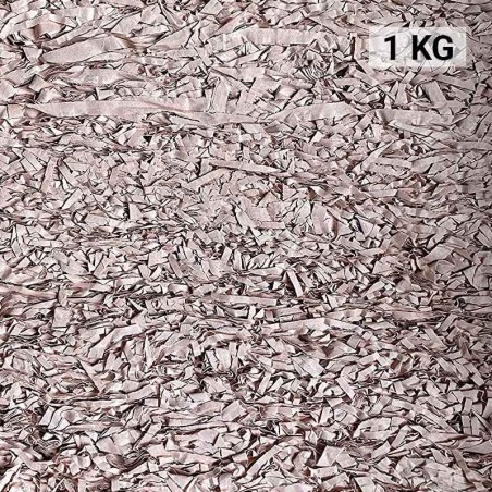 1 KG de papel SALMÓN kraft en virutas, relleno para decoración y embalaje SALMÓN