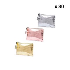 Pack of 30 Metallic Wallets in assorted colors