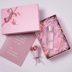 Cartón kraft desmenuzado color rosa en forma de viruta |Regalos Gourmet Online