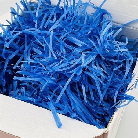 100 g de confettis de papier kraft bleu foncé, pour décorer et emballer vos cadeaux