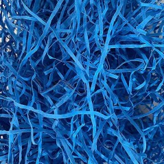 500 g de flocons de papier kraft BLEU matériau