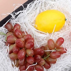 White Kraft Paper Shreds | Gourmet Gifts Online