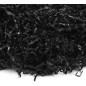 100 g de papier kraft noir déchiqueté, idéal pour la décoration et l'emballage