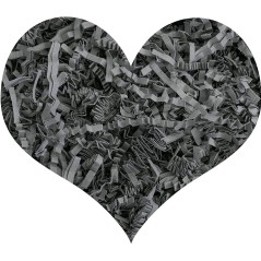 Black Kraft Cardboard in a Chip Shape | Gourmet Gifts Online