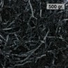500 gr. de papel kraft negro en virutas, relleno para decoración y embalaje