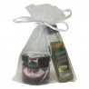 Aceite y Mermelada de Cereza en bolsa de organza para regalos (Pack 24)