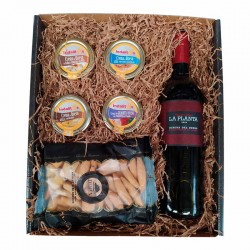 Caisse Picoteo 3 - Vin, fromages et cornichons