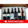 Estuche 6 botellas vinos Rioja y Duero para regalo