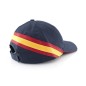 Casquette bleu marine avec drapeau espagnol