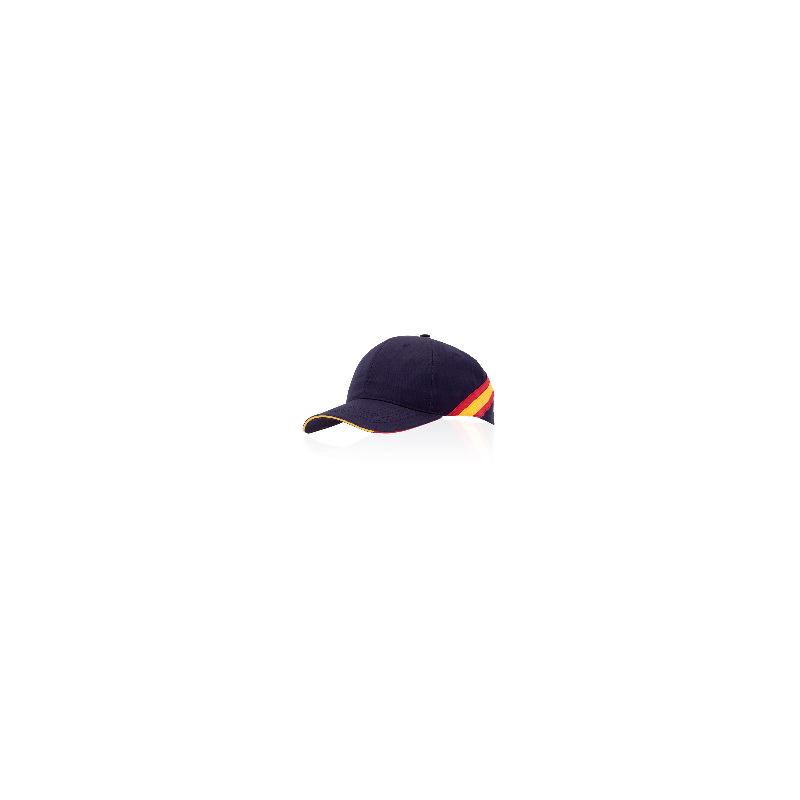 Casquette bleu marine avec drapeau espagnol