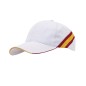 Gorra Blanca con bandera de España