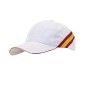 White Cap with Spanish Flag