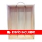 CAJA DE MADERA PARA 3 BOTELLAS