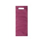 Bolsa burdeo non woven para botellas de vino de 75 cl.