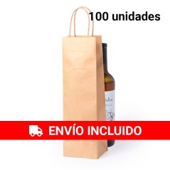 Achetez 100 sacs en papier kraft pour le vin - Cadeaux gourmands en li