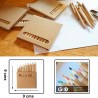 Caja cartón de 12 mini lápices