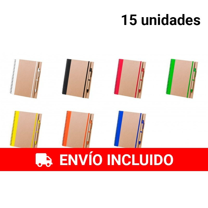 15 Notepads with pen