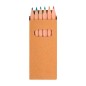 20 pack de 6 mini lapices de colores