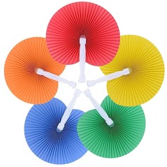Pack de 80 abanicos Pai Pai de colores | Regalos Gourmet