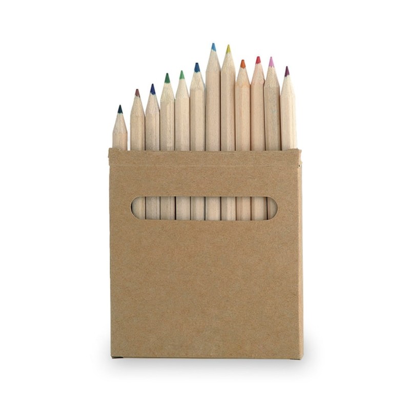 Cardboard Box of 12 Mini Pencils