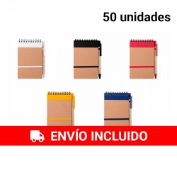 50 Small Notebook A6 with Pen