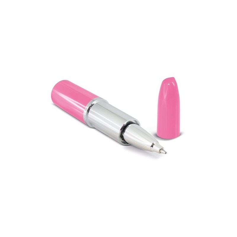 20 Lipstick Shaped Pens Pink