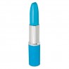 25 Blue Lipstick Shaped Pens