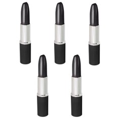 25 Lipstick Shaped Pens Blacko