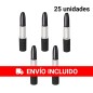 25 Lipstick Shaped Pens Blacko