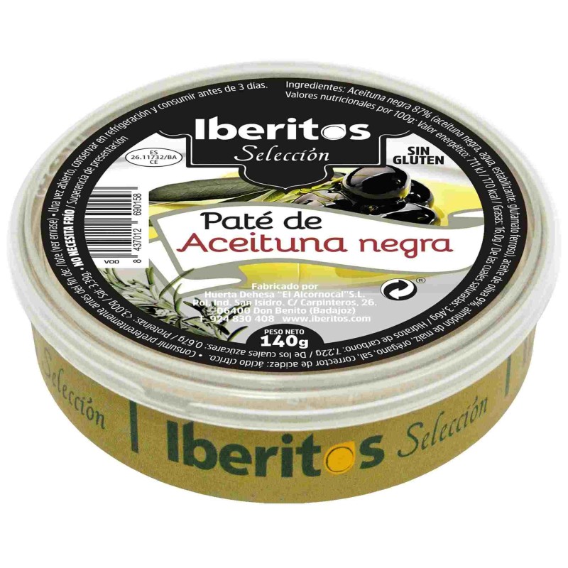 Pate d'olives noires (140g)