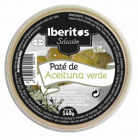Paté de aceituna manzanilla "Iberitos" (140 g)