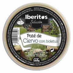 Deer pate with Iberitos brand boletus