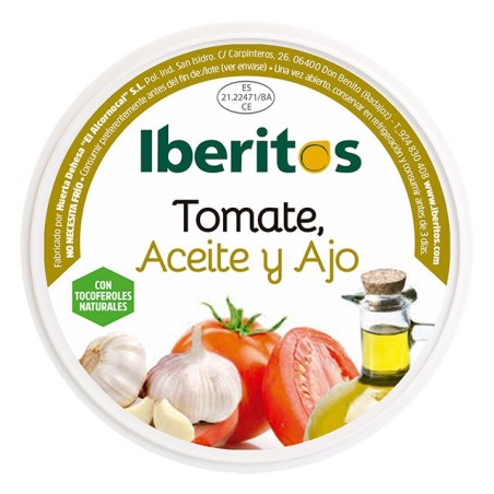 Aceite, ajo y tomate  "Iberitos" (250g)