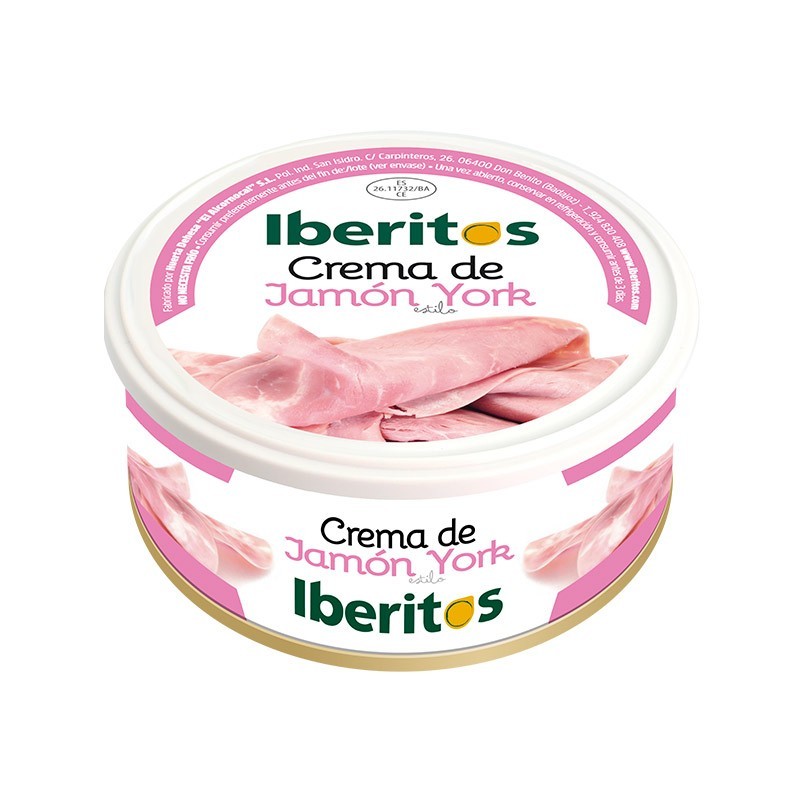 Crema de jamón York "Iberitos" (250g)