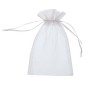 Bolsa de organza blanca 10 x 13