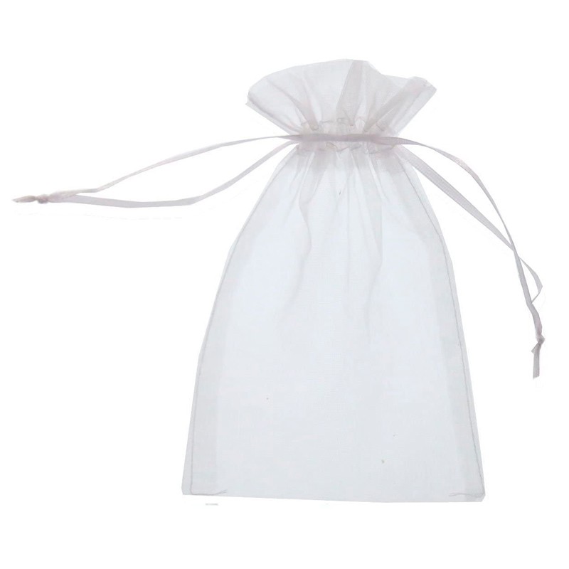 100 bolsas de organza, 7 x 9 cm Blanco bolsitas de tela pequeñas Para  bodas, bolsas de lavanda, bolsas de regalo, Cordón Bolsas organza para  decoración de bodas : : Moda
