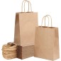 200 Paper gift bags 25x31x11 cm