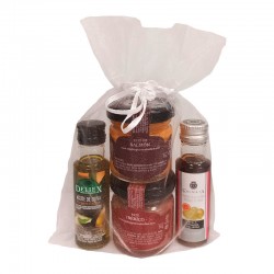 Gifts with oil, vinegar and pâté miniature