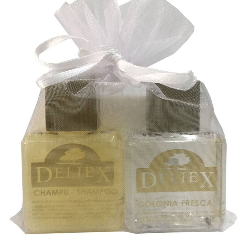 24 Ensemble d'eau de Cologne et de shampoing de la marque Deliex