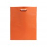 Bolsa de tela con asa troquelada Naranja