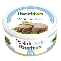 Paté de atún Iberitos lata de 250 gr