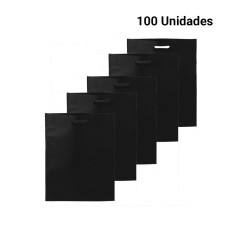 100 sacs en tissu orange avec poignées découpées | Cadeaux en ligne