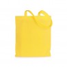 Bolsa con asas de tela amarilla