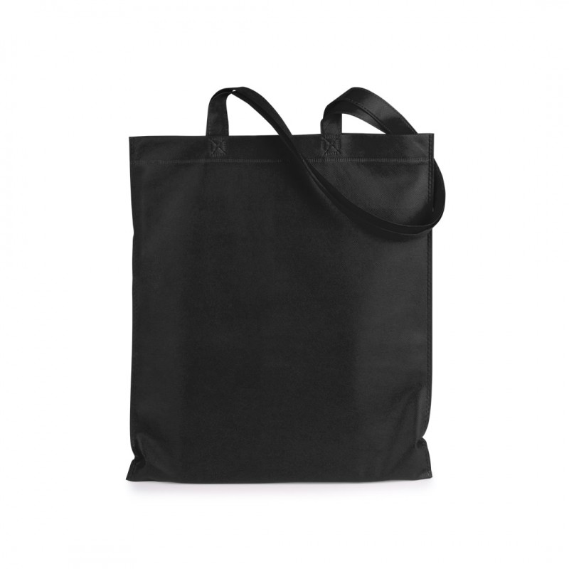Bolsas de tela pequeñas personalizadas asa troquelada 15x22,5+5 joyería  negras