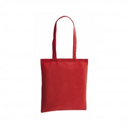 Tote bag with cloth handles Red
