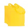 100 Bags with yellow cloth handles