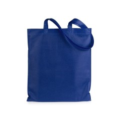 25 Bolsas Con Asa de Tela Azul  | Regalos Online