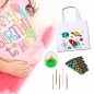 Lot 10 planetary bags with 10 eggs and 10 flexible pencils for children