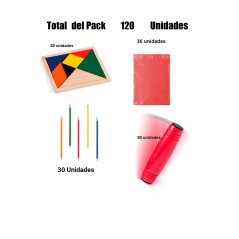 Jeux Rondux + Crayons flexibles + Puzzle esprit pour cadeaux