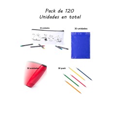 30 Coloring cases +30 rondux games +30 pencil set. Gifts